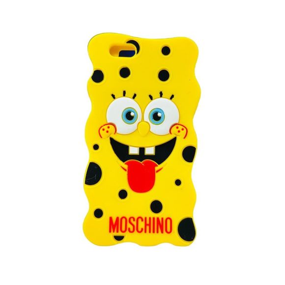 Moschino Yellow rubber Moschino iPhone 6 Case Sponge Bob - Picture 1 of 9